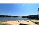 Lakefront community beach with plenty of space for recreation and relaxation at 137 Buckaroo Dr, Louisburg, NC 27549
