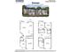 Exterior elevation showcases a two story townhome with detailed floorplans, perfect for visualizing your space at 1823 Hinesley Dr, Durham, NC 27703