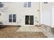 Backyard features a small patio at 8204 Yaxley Hall Dr, Raleigh, NC 27616