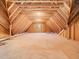 Spacious unfinished attic ready for your personal touch at 145 Wiggins Rd, Louisburg, NC 27549