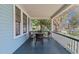 Outdoor dining set on the front porch, offering a pleasant space for meals at 417 Elm St, Raleigh, NC 27604