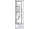 Slab foundation floor plan showing dimensions and patio area for a one-car plan at 1113 Mountain Crown St, Durham, NC 27703
