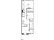 Second floor floorplan with primary bedroom, bath and two additional bedrooms at 1113 Mountain Crown St, Durham, NC 27703