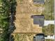 Aerial view of a home on a large lot, showcases the property's expansive outdoor space at 155 Shelby Meadow Ln, Angier, NC 27501