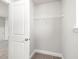 Compact closet featuring a wire rack shelf, offers efficient storage solutions at 155 Shelby Meadow Ln, Angier, NC 27501