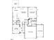 Detailed floor plan showcasing the layout of the kitchen, Gathering room, owner's suite, and garage at 155 Shelby Meadow Ln, Angier, NC 27501