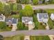 Picture of three homes along a quiet street with beautiful landscaping at 3236 Forest Mill Cir, Raleigh, NC 27616