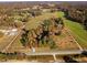 Aerial view of property showing home, land, and surrounding area at 7039 Old 421 Rd, Liberty, NC 27298