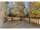 Inviting wooden deck perfect for outdoor entertaining or relaxing with nature views at 7039 Old 421 Rd, Liberty, NC 27298