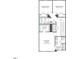 Floorplan of the primary suite, bedrooms, and bath on the upper level at 1204 Holding Village Way, Wake Forest, NC 27587