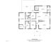 Detailed floor plan of the home showing bedroom, living room, kitchen, and bathroom layouts at 6512 Johnsdale Rd, Raleigh, NC 27615