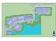 Community map showcasing lot layout, green spaces, and nearby lake access, enhancing outdoor living at 211 Pond View Ct # 5, Fuquay Varina, NC 27526