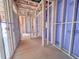 Unfinished interior showcasing framing, wiring and the layout of the home at 211 Pond View Ct # 5, Fuquay Varina, NC 27526