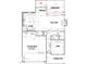 Detailed floor plan showcasing a kitchen, breakfast nook, Gathering room, and covered porch at 2624 Silver Gate Ct, Wake Forest, NC 27587