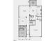 Two-story home floor plan showcasing a spacious kitchen, gathering room, and 2-car garage at 113 Magma Ln, Holly Springs, NC 27540