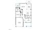 Detailed first floor plan showcasing the layout with kitchen, Gathering room and guest suite at 3177 Armeria Dr, Apex, NC 27502