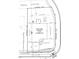 Proposed Jordan E slab foundation plot map showcasing the proposed sidewalk, curb ramp, and setbacks at 3301 Oakfields Rd # 2, New Hill, NC 27562