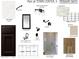 Image showcases design options for a primary bathroom, including vanity, shower, and flooring at 4043 Elk Creek Ln # 15, Raleigh, NC 27612