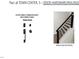 Modern style stair railing with black metal accents at 4043 Elk Creek Ln # 15, Raleigh, NC 27612