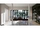 Open office with a modern desk and a view of the outdoors at 60 Chestnut Oak Dr, Youngsville, NC 27596