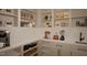 Organized pantry with ample shelving, storage containers, small appliances, and plenty of counter space at 60 Chestnut Oak Dr, Youngsville, NC 27596