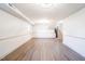 Spacious basement area with recessed lighting and stairs to the upper level at 2804 Edgewood Ave, Burlington, NC 27215