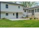 The back exterior features a patio, perfect for outdoor relaxation and entertaining at 2804 Edgewood Ave, Burlington, NC 27215