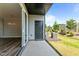 View from the patio overlooking a grassy yard with privacy fence at 709 Jamescroft Way, Rolesville, NC 27587