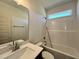 Bathroom featuring a tub and shower combination at 155 Waterwheel Dr, Selma, NC 27576