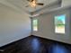 Bedroom features ample sunlight and tray ceiling at 155 Waterwheel Dr, Selma, NC 27576