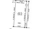 A land survey drawing displaying lot dimensions for Lot 73, totaling 7,020 square feet at 800 Heathered Farm Way, Apex, NC 27523