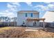 Spacious backyard featuring a wooden deck with pergola, partially fenced, and a grassy lawn at 2062 Alderman Way, Creedmoor, NC 27522