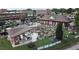 Expansive aerial view of an outdoor music venue with lush green lawn and a crowd of people enjoying a performance at 350 Tormore, Homesite 126, Sanford, NC 27330