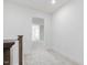Upstairs hallway with carpeted floors at 150 Whimbrel Ct, Lillington, NC 27546