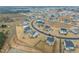 Expansive aerial view of a well-planned community with various home styles and a lush landscape at 254 Dungannon, Clayton, NC 27520