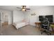 Cozy bedroom with ceiling fan and a dedicated workstation, great for work and rest at 254 Dungannon, Clayton, NC 27520