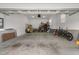 Spacious two-car garage with painted walls, concrete floor, and ample storage space at 254 Dungannon, Clayton, NC 27520