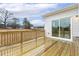 Deck and sliding glass doors off the back of the house at 89 Jumper St, Wendell, NC 27591