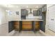 Kitchen island with gray cabinets and spacious storage space at 89 Jumper St, Wendell, NC 27591
