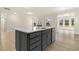 Kitchen island with sink and stainless steel dishwasher at 89 Jumper St, Wendell, NC 27591