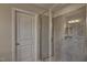 Modern bathroom with a large walk-in shower at 222 Grand Griffon Way, Lillington, NC 27546