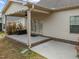 Covered patio area with brick base, offering a relaxing outdoor space at 316 Spruce Pine Trl, Knightdale, NC 27545