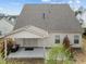 Rear exterior of home showing covered patio area and spacious roof at 316 Spruce Pine Trl, Knightdale, NC 27545