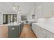 Elegant kitchen featuring a large center island and stainless steel appliances at 339 1/2 Mulberry St, Raleigh, NC 27604