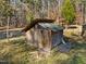 Rustic wooden chicken coop in the backyard at 7815 Dodsons Crossroads, Hillsborough, NC 27278