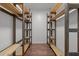 Large closet with custom built-in shelving at 7815 Dodsons Crossroads, Hillsborough, NC 27278