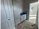 Well-lit new bathroom with built in storage at 114 Arundel Dr, Archer Lodge, NC 27527