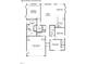 Floor plan of the house showing the layout of the rooms and the dimensions at 114 Arundel Dr, Archer Lodge, NC 27527