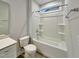 White bathroom with tub and shower combo at 203 Pond Vw Ct # 1, Fuquay Varina, NC 27526