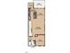 Open concept floor plan featuring a kitchen, cafe, Gathering area, flex space, and deck with dimensions for modern living at 203 Pond Vw Ct # 1, Fuquay Varina, NC 27526
